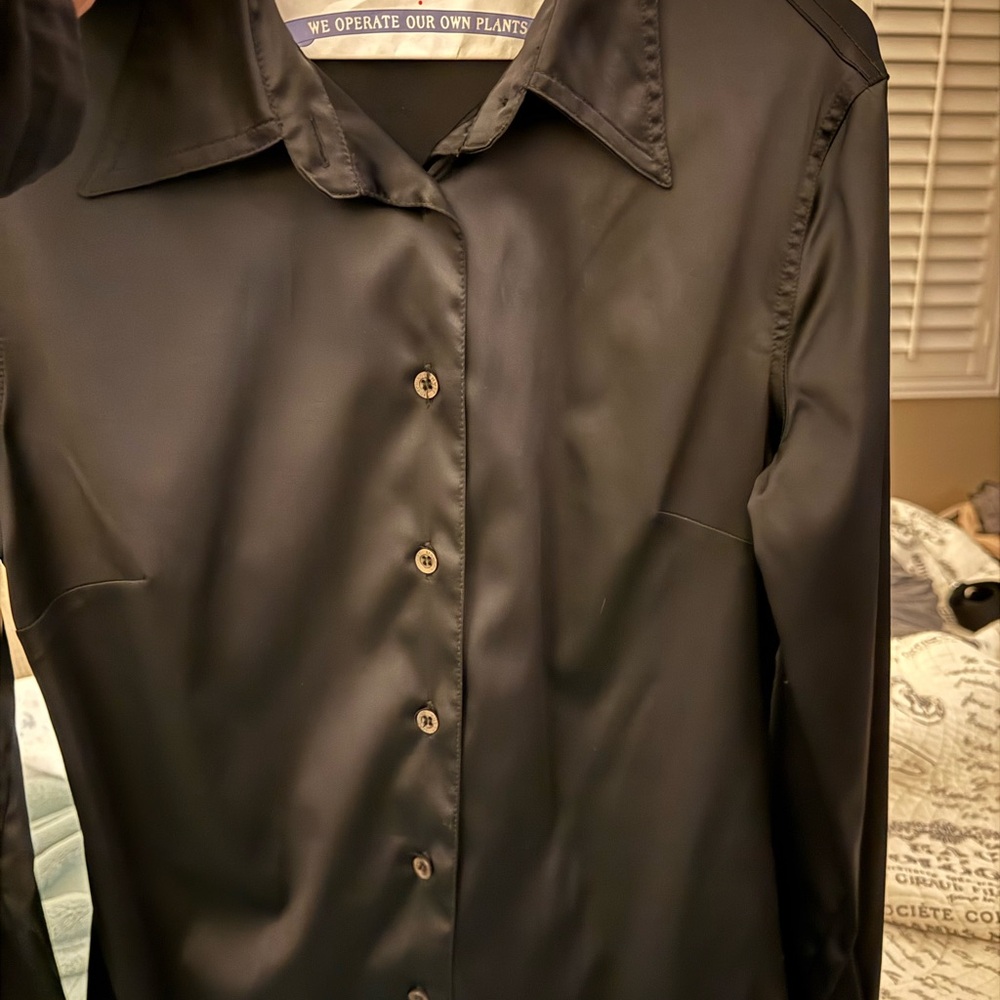 Moschino women’s silk buttoned down shirt